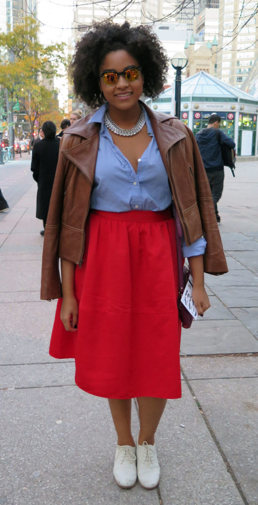 Elaisha at Fashion Week in Toronto