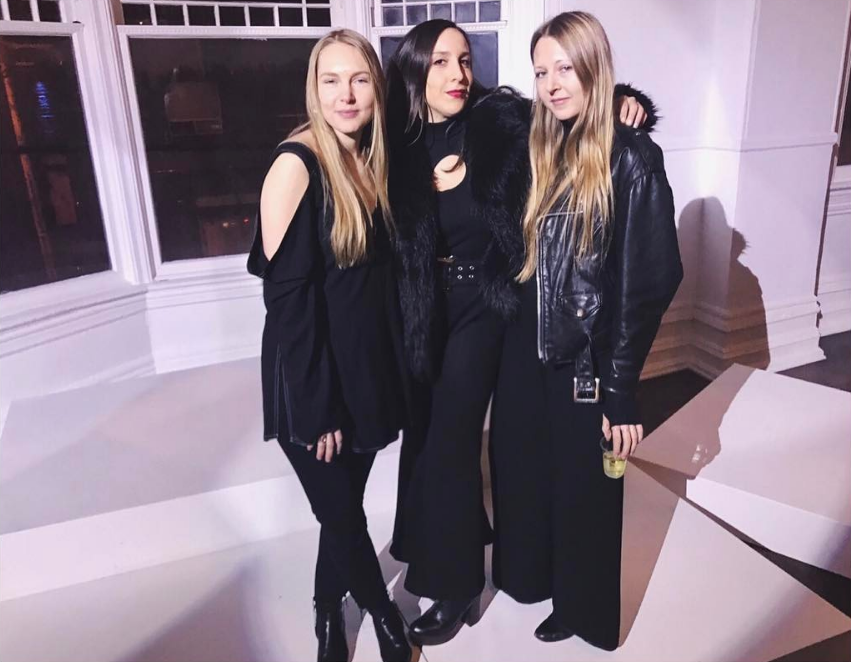 Randi with Beaufille designers Parris and Chloe Gordon